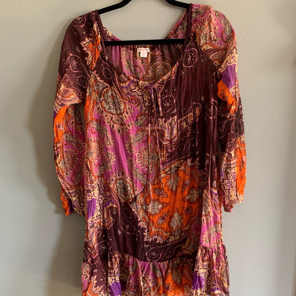 Beautiful patterned boho tunic dress